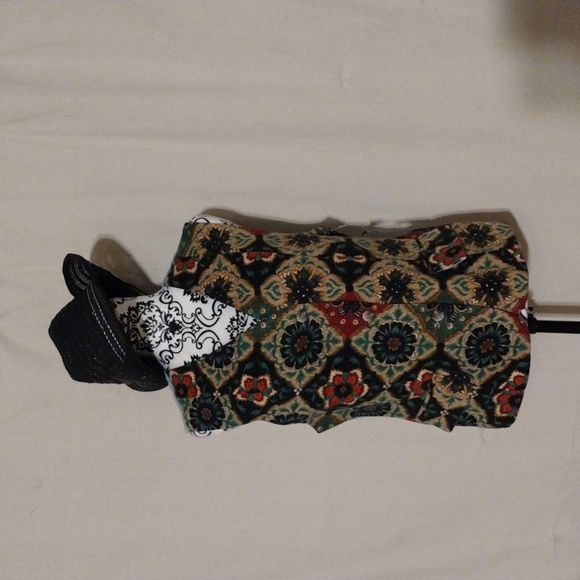 VTG Cambridge Dry Goods Denim Floral Vest Sz 8 Boho Country Western NWT 90's - Picture 5 of 11